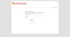 Desktop Screenshot of demo.freizeitplan.net
