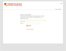 Tablet Screenshot of demo.freizeitplan.net